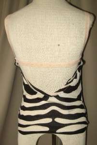 ALESSANDRO DELLACQUA Brown & Ivory Zebra Sweater Set NEW w/tags 