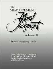 The Measurement of Moral Judgement Volume 2, Standard Issue Scoring 