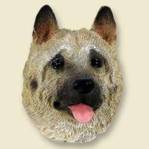  Akita, Fawn Dog Head Magnet (2 in): Pet Supplies