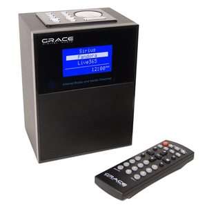 New Grace Digital Audio Allegro WIFI Internet Radio With Remote Clock 