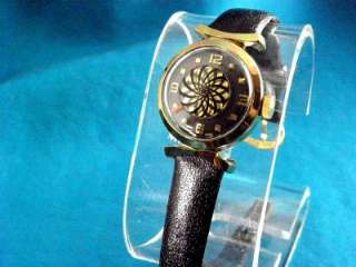   LADIES 1970S MECHANICAL HYPNOTIC ACTION BOREL LIKE COCKTAIL WATCH