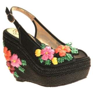 POETIC LICENCE Petal Pushers in Black Womens Shoes Sandals Various 