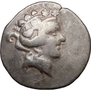  TH Island off Thrace 148BC Ancient Silver Greek Coin w 