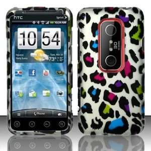   Rubber Feel Plastic Design Case for HTC Evo 3D (Sprint) + Car Charger