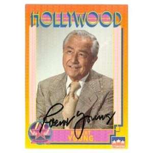 Robert Young Autographed Hollywood Walk of Fame Trading Card:  