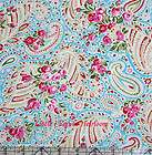 Tanya Whelan DELILAH Paisley Green Fabric by yard