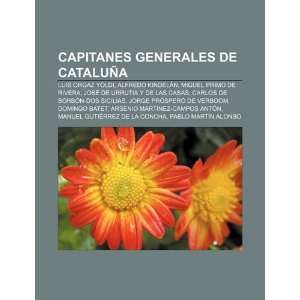  Capitanes generales de Cataluña Luis Orgaz Yoldi, Alfredo 