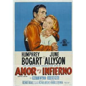   27x40 Humphrey Bogart June Allyson Keenan Wynn: Home & Kitchen