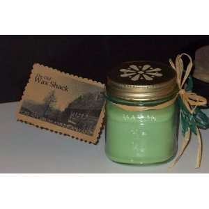   : Green Clover & Aloe   Soy Candle   8 Oz. Mason Jar: Home & Kitchen