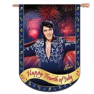  Elvis Presley Happy Fourth Of July Flag by The Hamilton 