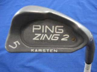 PING ZING 2 GOLD DOT 5 IRON STEEL STIFF  2  