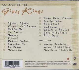 The Best of the Gipsy Kings by Gipsy Kings CD Near Mint 075597935820 