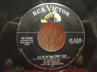 Elvis Presley   Loving You 45   Black Label RCA (0418)    
