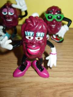 Vintage California Raisins Lot pvc  