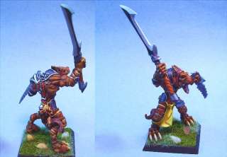 Confrontation painted miniature Wolfen with Large Sword  