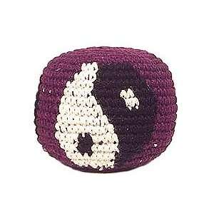  Hacky Sack   Yin Yang with a Purple Background: Sports 