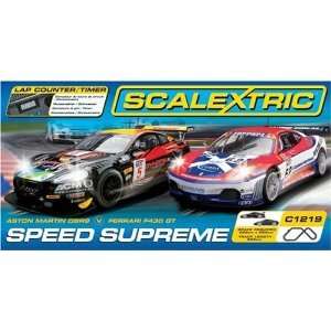 Scalextric Speed Supreme 132 Slot Car Race Track Set  