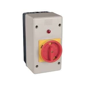 Enclosure MPW25 IP55, Yellow/Red Handle:  Industrial 