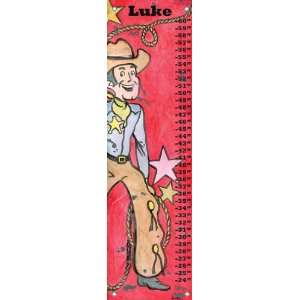  Howdy Cowboy Personalized Growth Chart: Home & Kitchen