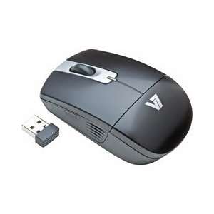  V7 3BTN 2.4GHZ LASER MOUSE W/STORABLE NANO RECEIVER (Computer 