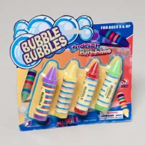  4 Pack Bubble Crayon Party Favors: Toys & Games