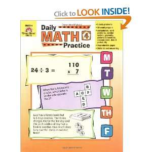  Daily Math Practice, Grade 4 [Paperback]: Evan Moor 