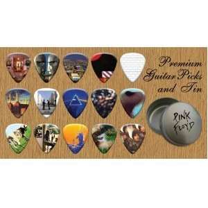  Pink Floyd Premium Guitar Picks X 15 In Tin (G): Musical 