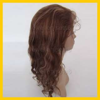 Full Lace Wig 14 #4/27 100% Indian Remy Hair Body Wave  
