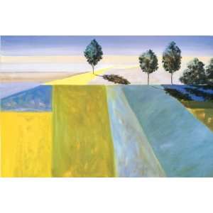 Don Almquist 36W by 24H  Tuscan Reverie CANVAS Edge #3 3/4 image 