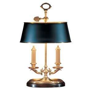  Wildwood 597 2 Light Brass Candle Desk Lamp: Home 