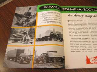 1947 INTERNATIONAL KBR 11 Truck Sales Catalog Brochure  