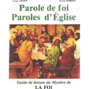   église (9782704105441): Bernard Sesboüé Georges Gilson: Books