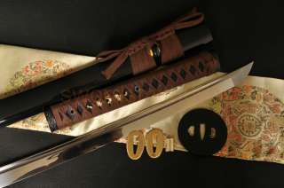   Japanese Samurai Sword Katana 1095 High Carbon Steel Blade Iron Tsuba