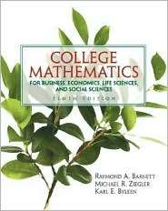   Sciences, (0131432095), Raymond A. Barnett, Textbooks   