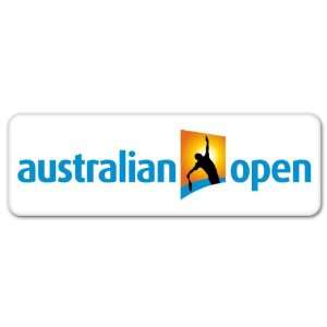 Australian Open Tennis car bumper sticker decal 8 x 2