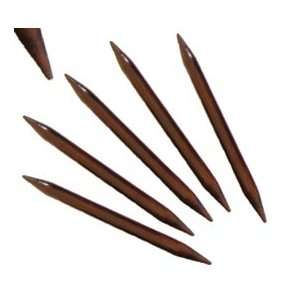   0mm 6 Inch Rosewood Double Point Knitting Needles 