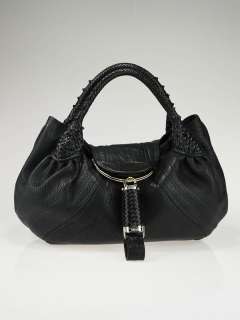 Fendi Black Nappa Leather Spy Bag  