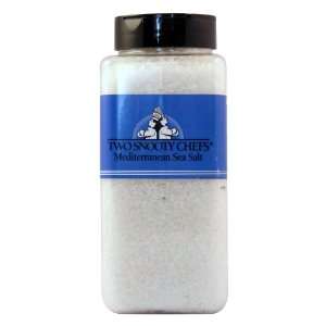 Two Snooty Chefs Quart Size Mediterranean Sea Salt Coarse, 40 Ounce 