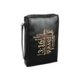  Bible Cover   Cross Large Black 