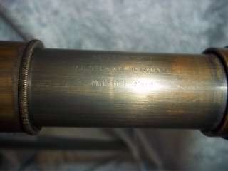 1920s Spotting Scope J H Steward On Parker Hale Tripod  