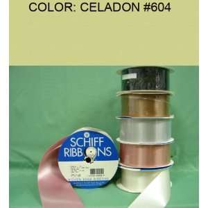   SINGLE FACE SATIN RIBBON Celadon #604 2 1/4~USA: Everything Else