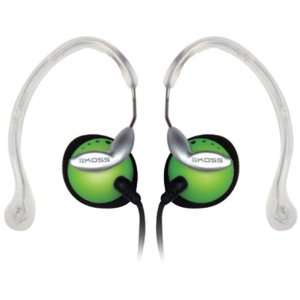  Green Clipper Lightweight Clip On Stereophone with In Line 