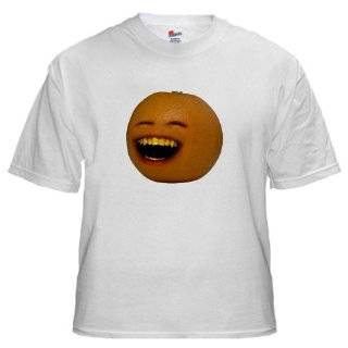 Annoying Orange Wear White T Shirt Apple White T Shirt by  by 