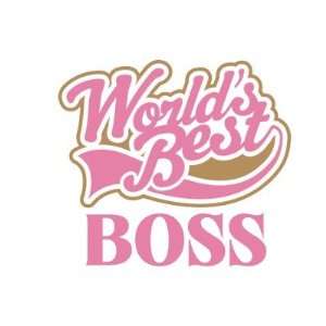  Cute Pink Worlds Best Boss Coffee Mugs: Home & Kitchen