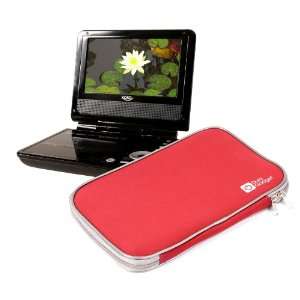   Dual Zip Portable DVD Player Carry Case For Xoro HSD 7790: Electronics