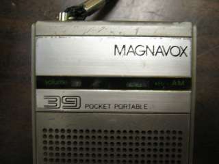 Magnavox 39 Pocket Portable Vintage AM Radio  