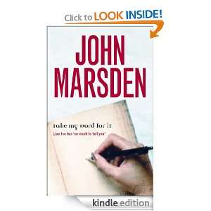 Take My Word for It John Marsden  Kindle Store