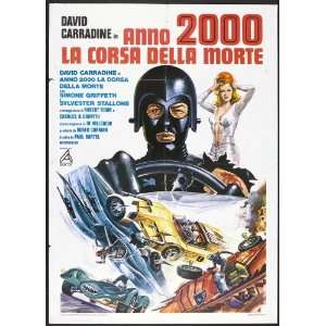  Death Race 2000 (1975) 27 x 40 Movie Poster Italian Style 