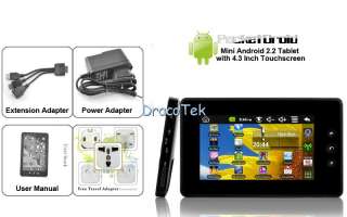 PocketDroid E403   Mini Android 2.2 Tablet with 4.3 Inch Touchscreen 