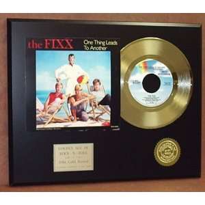 The Fixx 24kt 45 Gold Record & Original Sleeve Art LTD Edition Display 
